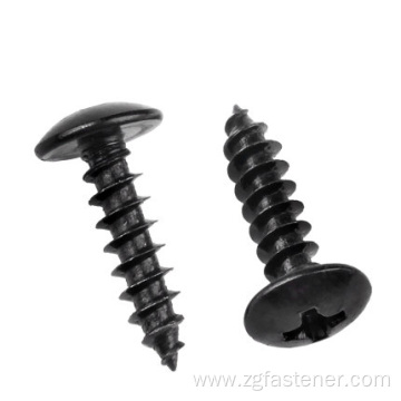 class 10.9 black oxide coating Cross Recessed Truss Head Tapping Screws